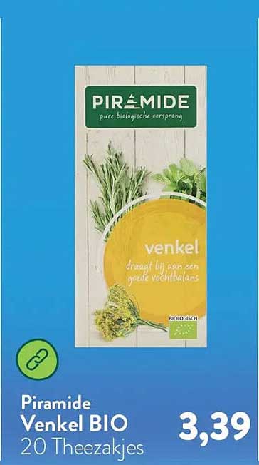 Piramide Venkel BIO 20 Theezakjes