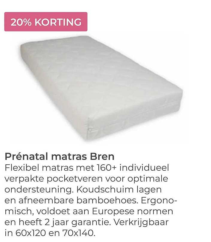 Prénatal matras Bren 20% KORTING