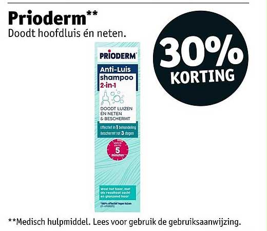 Prioderm** 30% KORTING