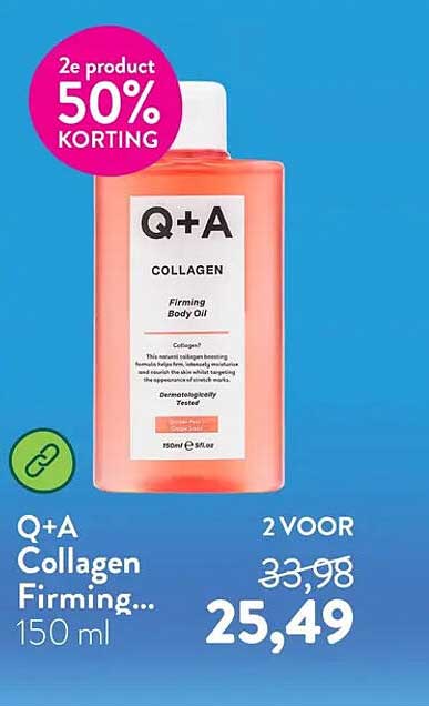 Q+A Collagen Firming... 150 ml 2e product 50% KORTING