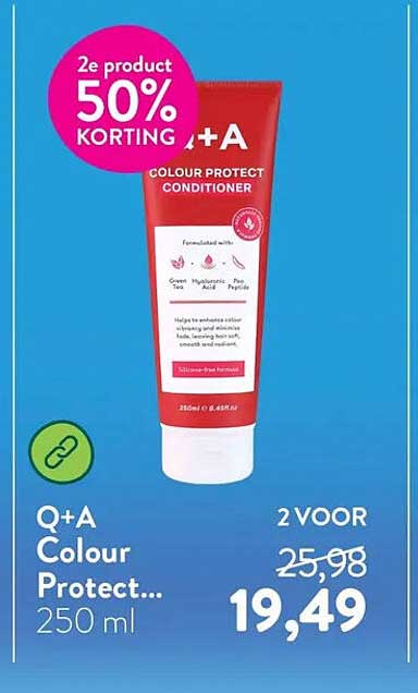 Q+A Colour Protect... 250 ml 2e product 50% KORTING