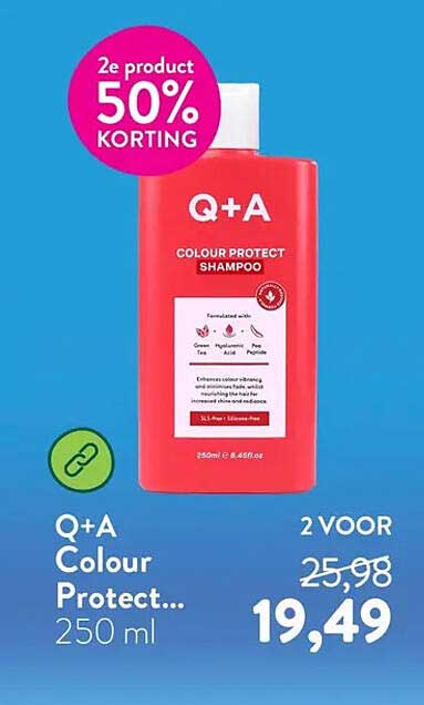 Q+A Colour Protect... 250 ml 2e product 50% korting
