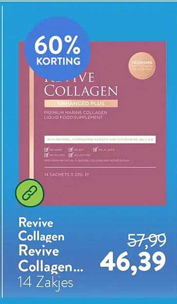 Revive Collagen Revive Collagen... 14 Zakjes 60% KORTING