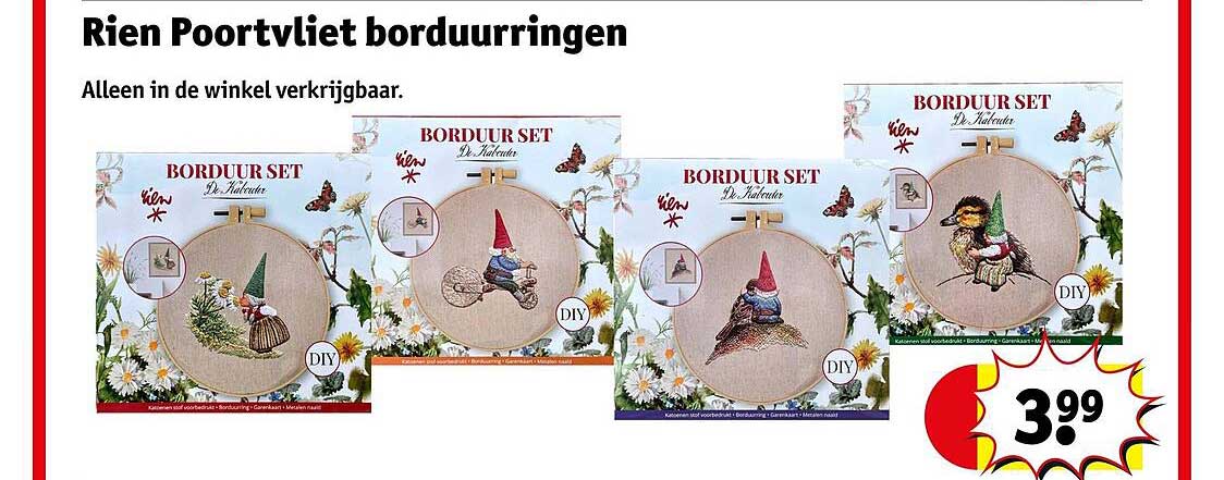Rien Poortvliet borduurringen