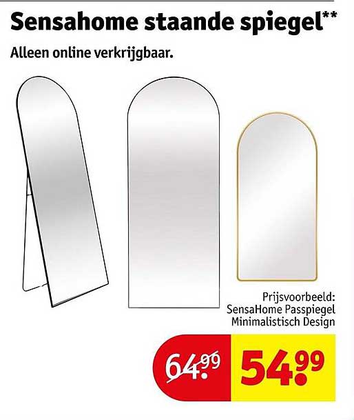 Sensahome staande spiegel**
