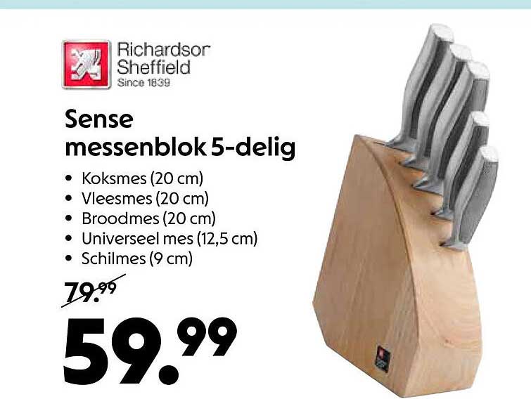 Sense messenblok 5-delig