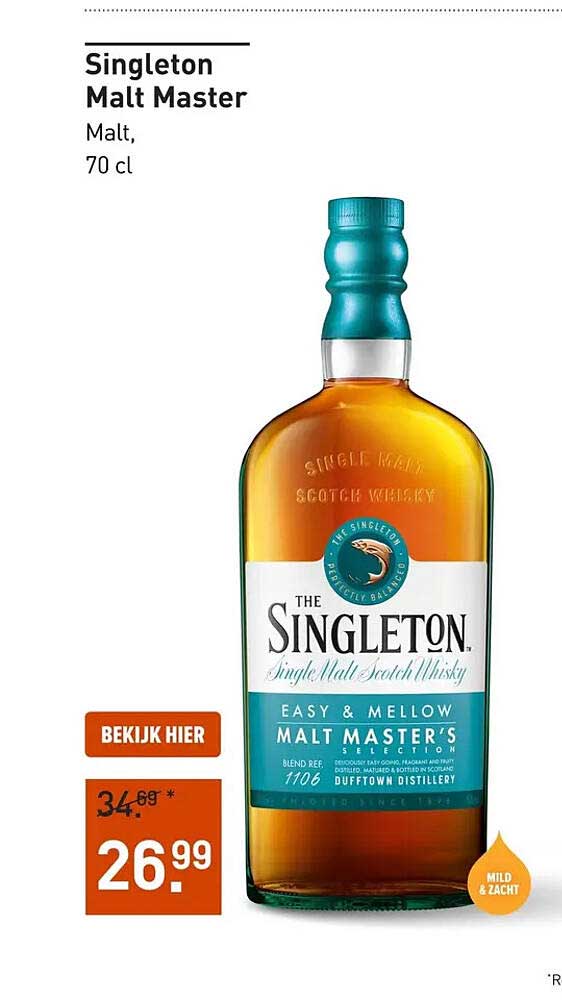 Singleton Malt Master Malt, 70 cl