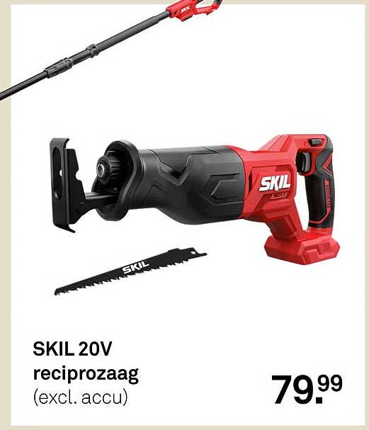 SKIL 20V reciprozaag (excl. accu)