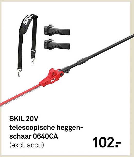 SKIL 20V telescopische heggenschaar 0640CA (excl. accu)