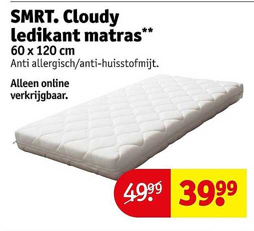 SMRT. Cloudy ledikant matras**