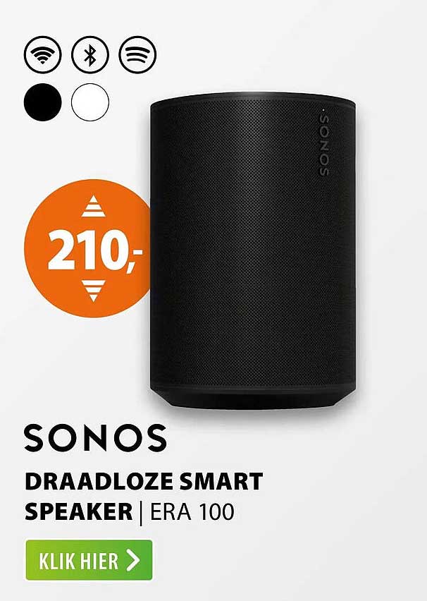 SONOS DRAADLOZE SMART SPEAKER | ERA 100