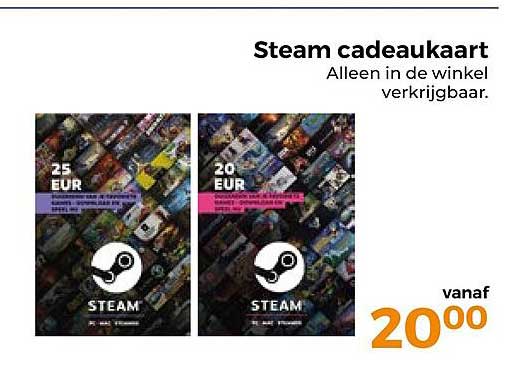 Steam cadeaukaart