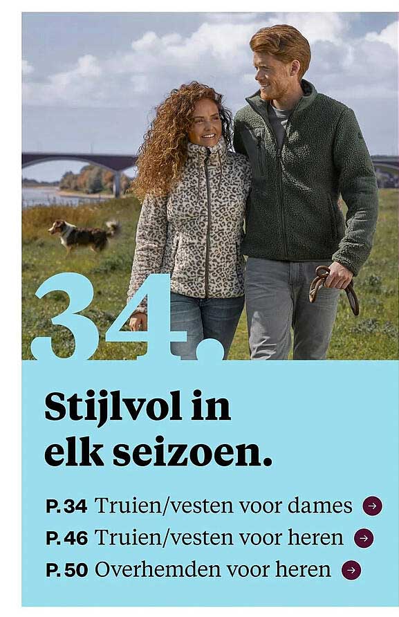 Stijlvol in elk seizoen.
