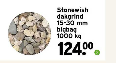 Stonewish dakgrind 15-30 mm bigbag 1000 kg