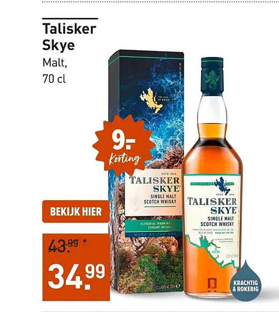 Talisker Skye Malt, 70 cl