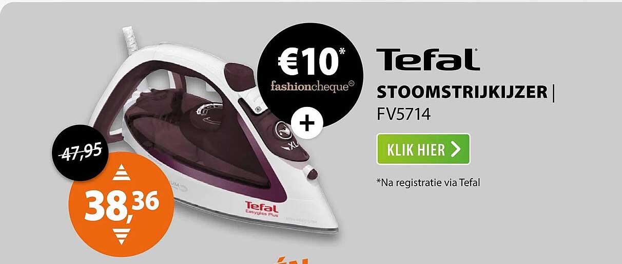 Tefal STOOMSTRIJKIJZER | FV5714