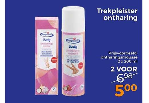 Trekpleister ontharing