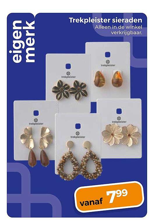 Trekpleister sieraden Alleen in de winkel verkrijgbaar.