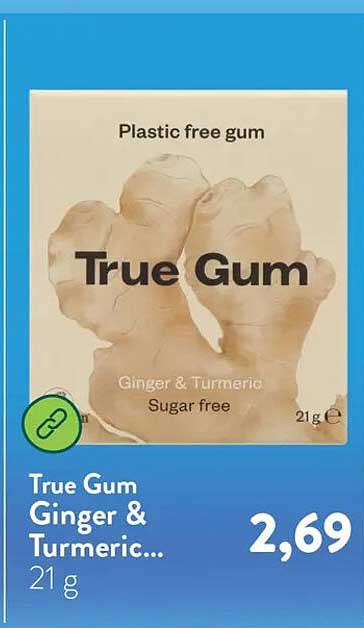 True Gum Ginger & Turmeric... 21 g