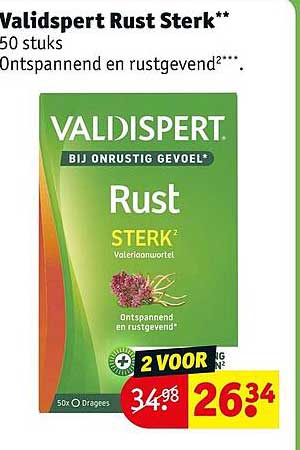 Valdispert Rust Sterk** 50 stuks Ontspannend en rustgevend*** 2 VOOR