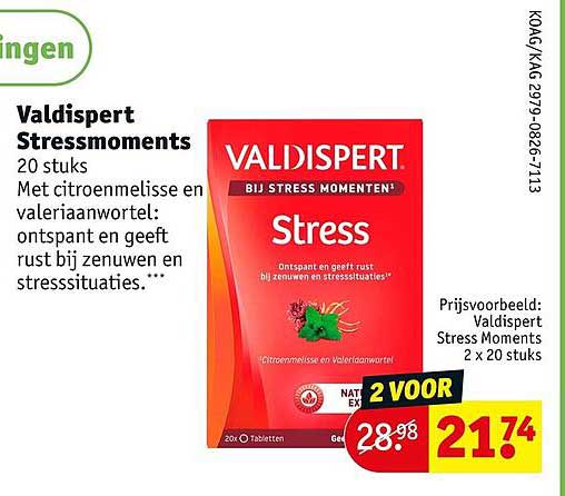 Valdispert Stress Moments 20 stuks 2 VOOR