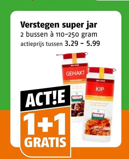 Verstegen super jar 1+1 gratis