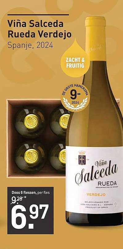 Viña Salceda Rueda Verdejo Spanje, 2024