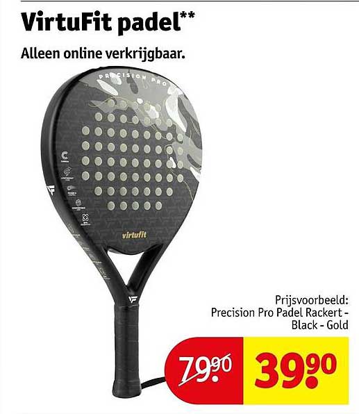 VirtuFit padel** Alleen online verkrijgbaar.