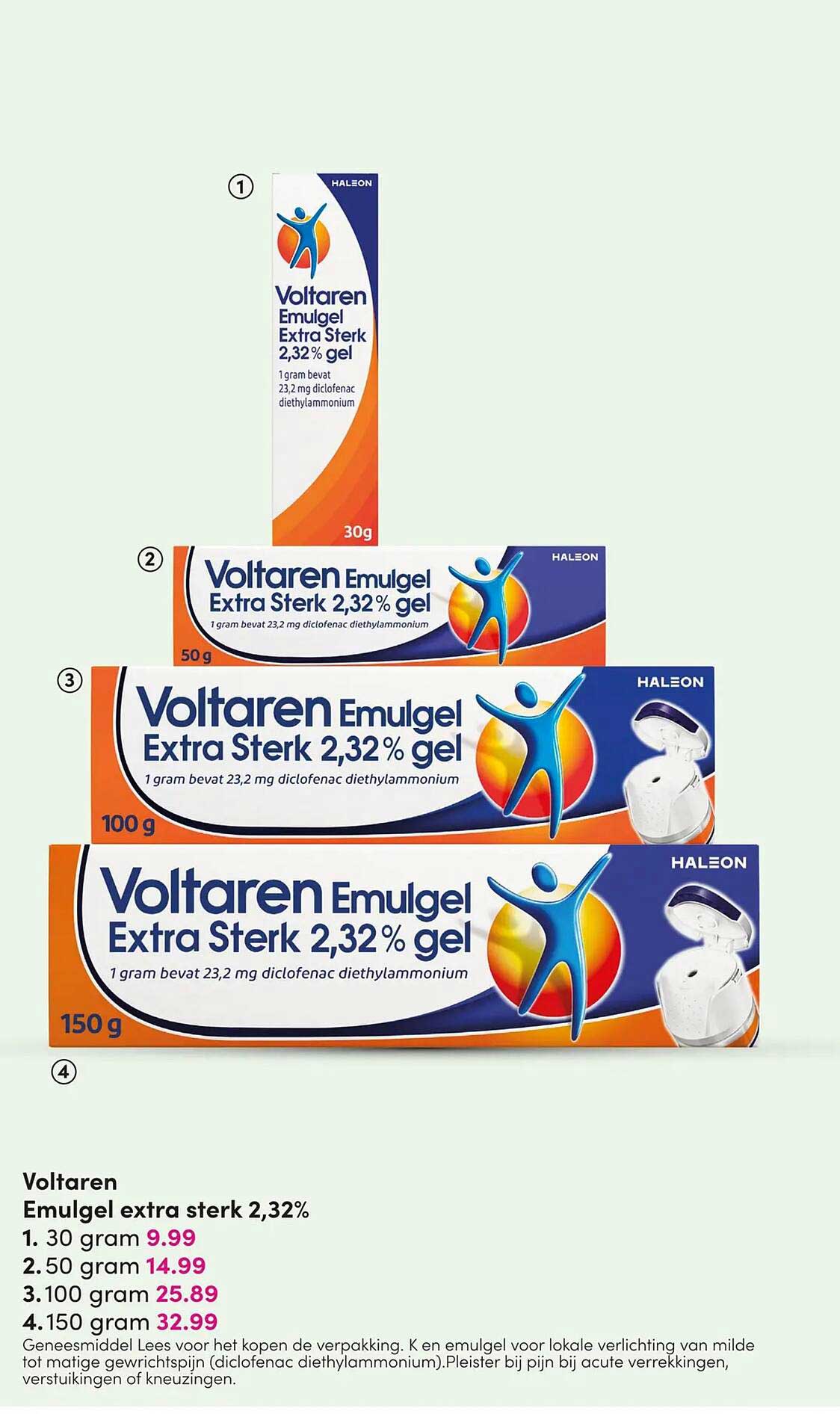 Voltaren Emulgel extra sterk 2,32%
