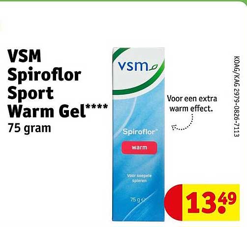 VSM Spiroflor Sport Warm Gel**** 75 gram