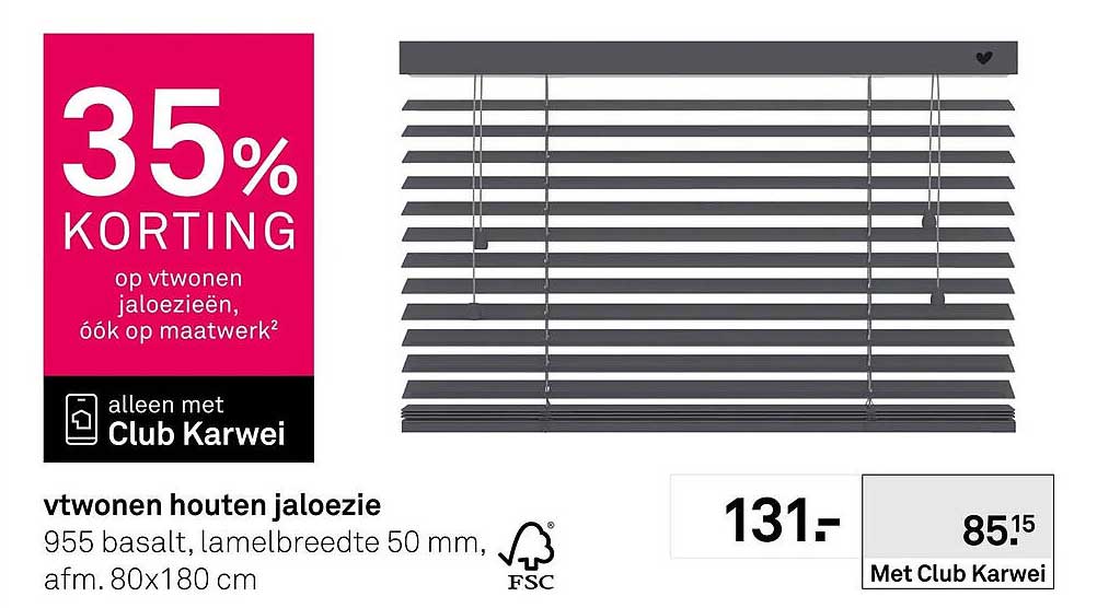 vtwonen houten jaloezie