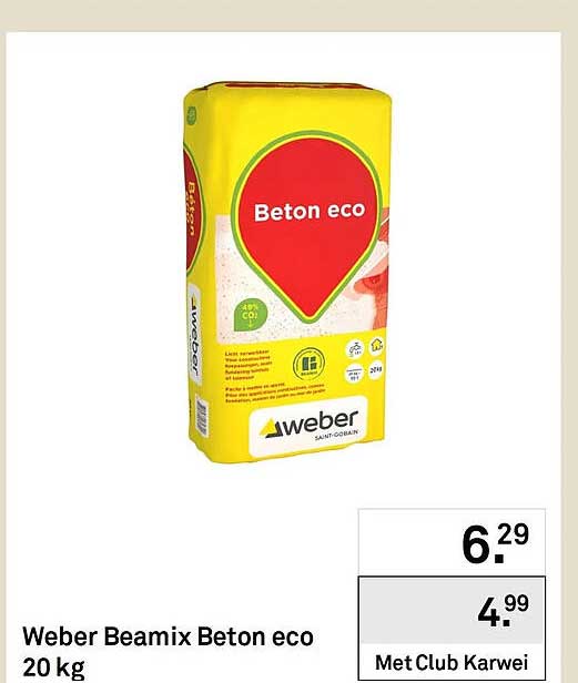 Weber Beamix Beton eco 20 kg