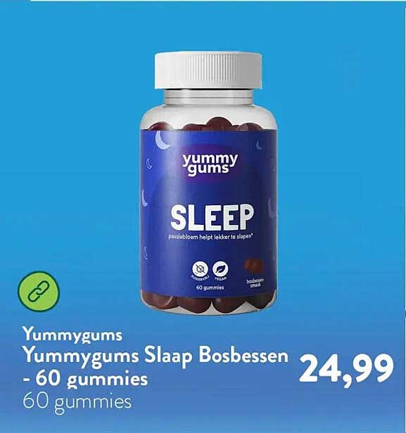 Yummygums Slaap Bosbessen - 60 gummies