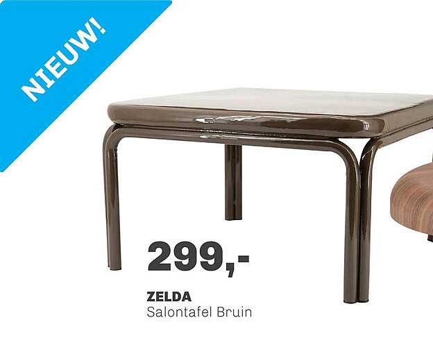 ZELDA Salontafel Bruin