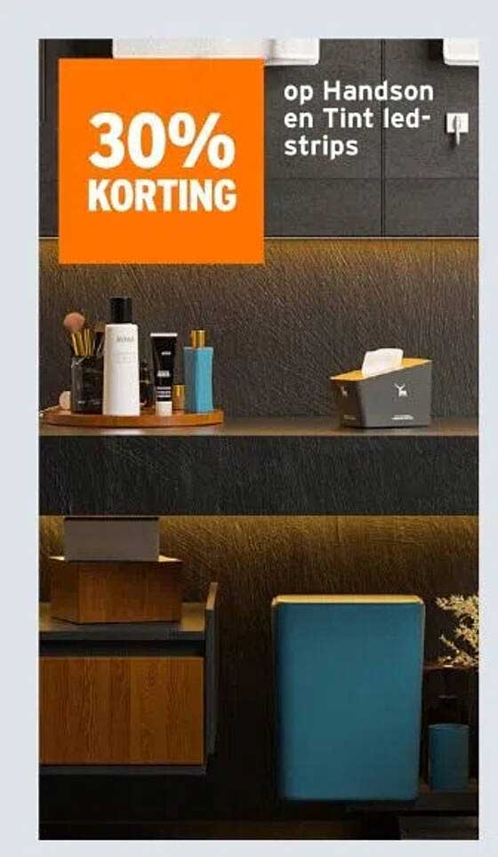 30% KORTING op Handson en Tint led-strips