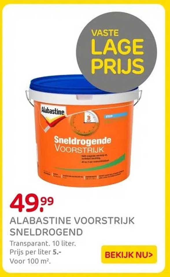 ALABASTINE VOORSTRIJK SNELDROGEND