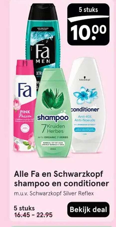 Alle Fa en Schwarzkopf shampoo en conditioner
