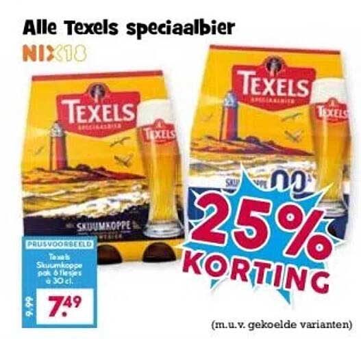 Alle Texels speciaalbier