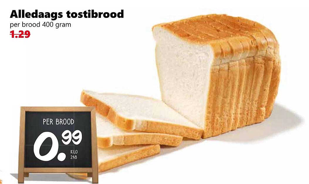 Alledaags tostibrood