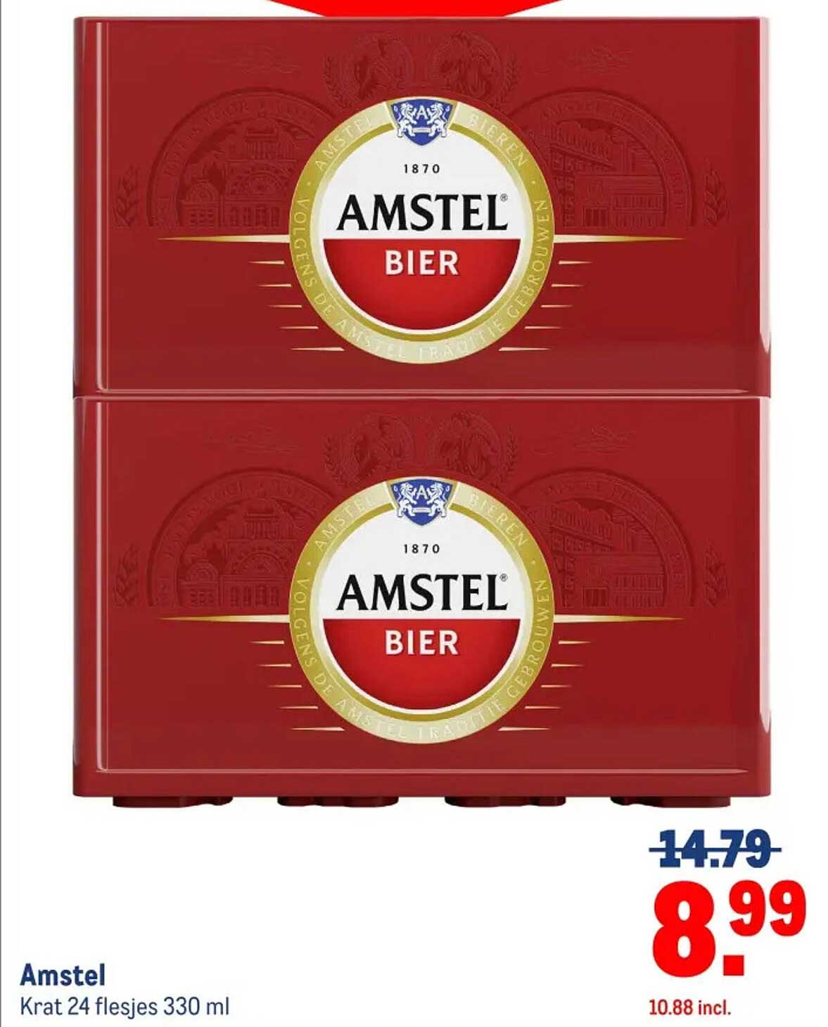 Amstel Krat 24 flesjes 330 ml