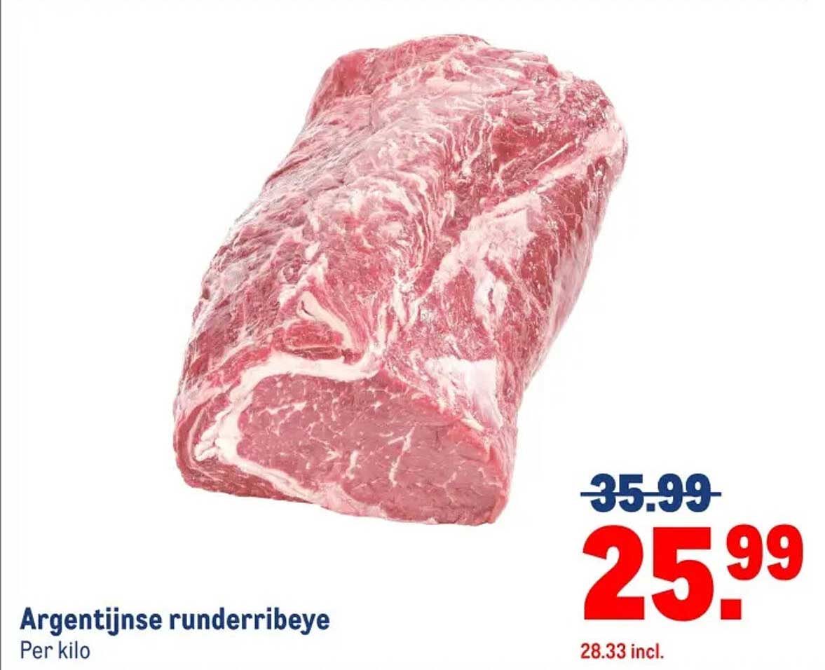 Argentijnse runderribeye