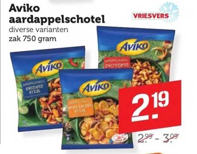 Aviko aardappelschotel