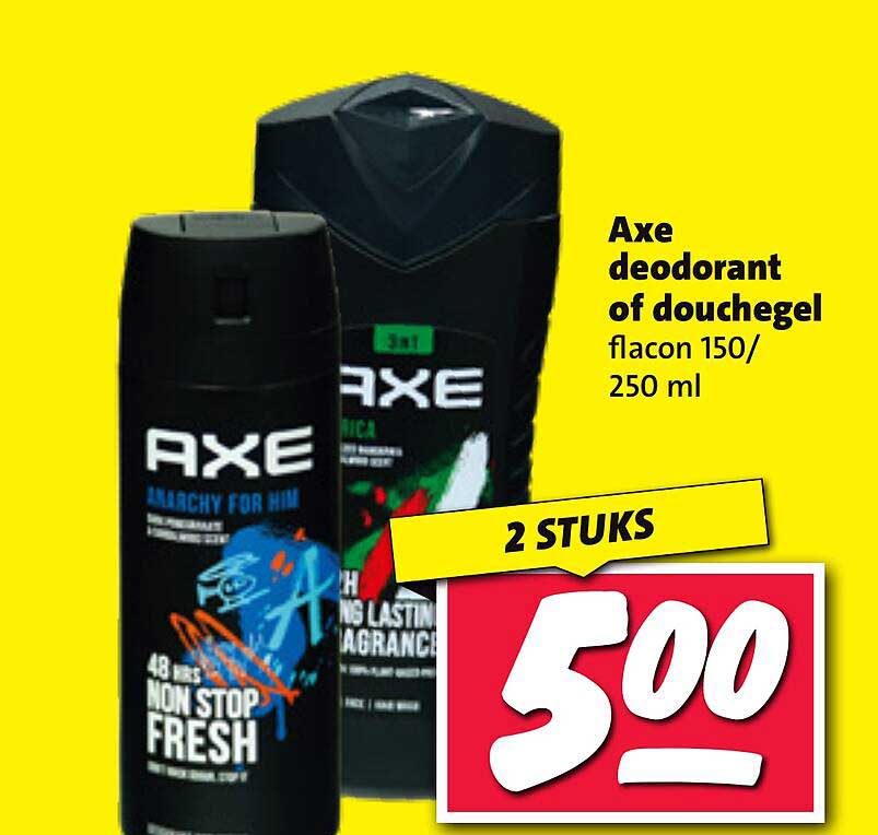 Axe deodorant of douchegel flacon 150/250 ml