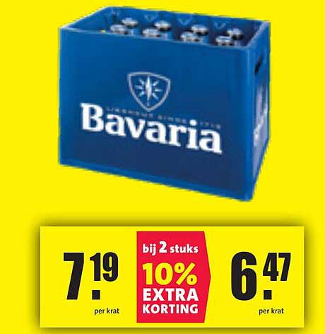 Bavaria Bier - 10% Extra Korting bij 2 Stuks