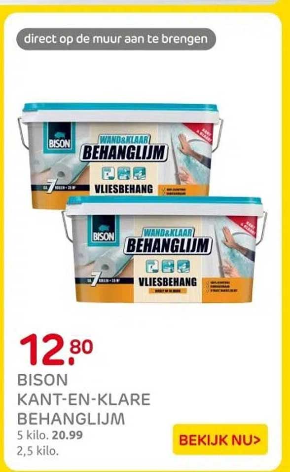BISON KANT-EN-KLARE BEHANGLIM