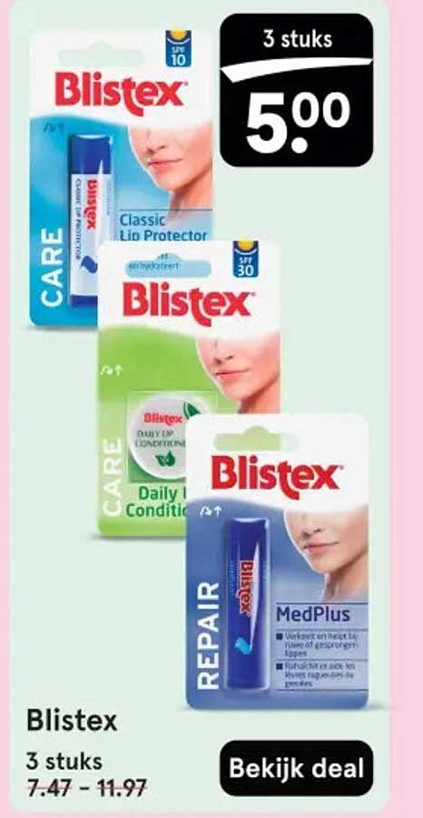 Blistex 3 stuks