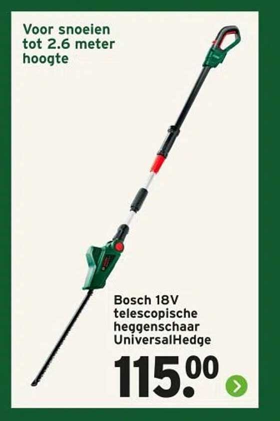 Bosch 18V telescopische heggenschaar UniversalHedge