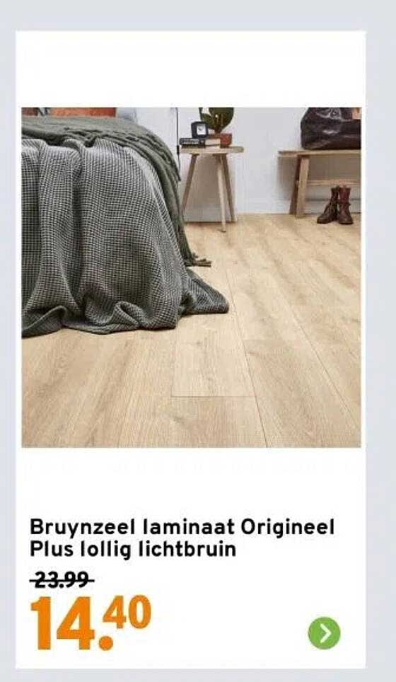 Bruynzeel laminaat Origineel Plus lollig lichtbruin
