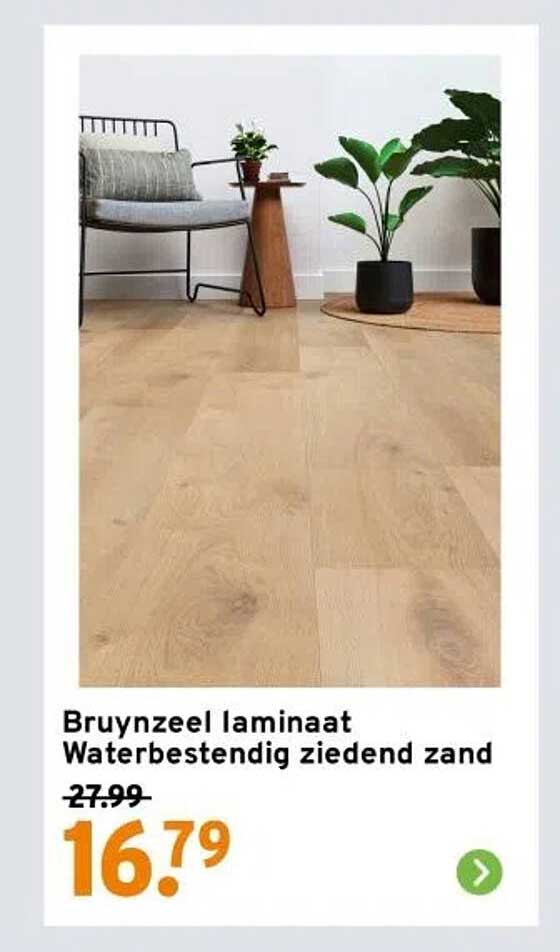 Bruynzeel laminaat Waterbestendig ziedend zand