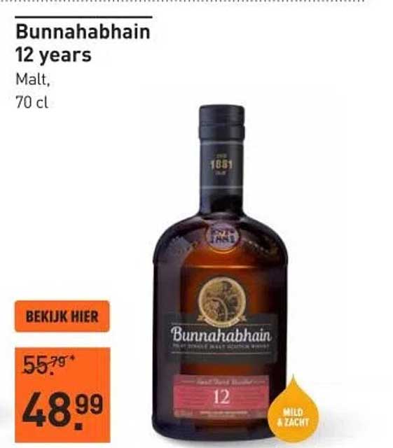 Bunnahabhain 12 years